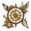 latitude and longitude tattoo design idea