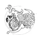 Griffin tattoo design idea