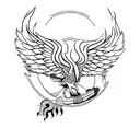 Griffin tattoo design idea
