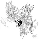 Griffin tattoo design idea