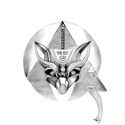 Eye of Ra tattoo design idea