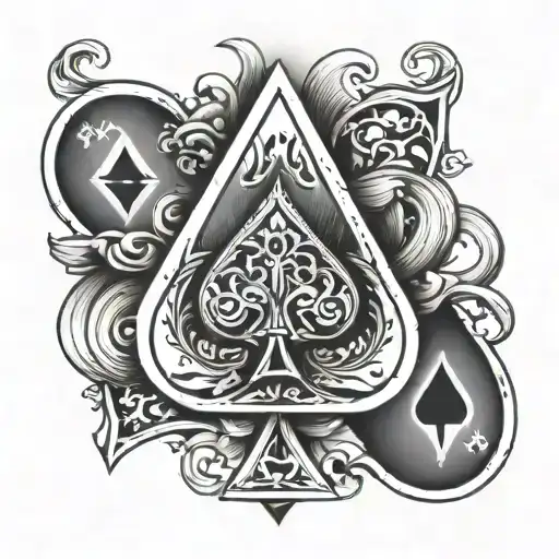 Ace of Spades tattoo design idea