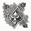 Ace of Spades tattoo design idea
