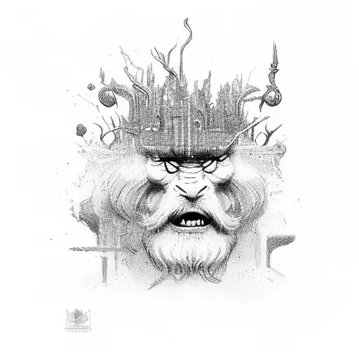 "NO GODS NO MASTERS" tattoo design idea