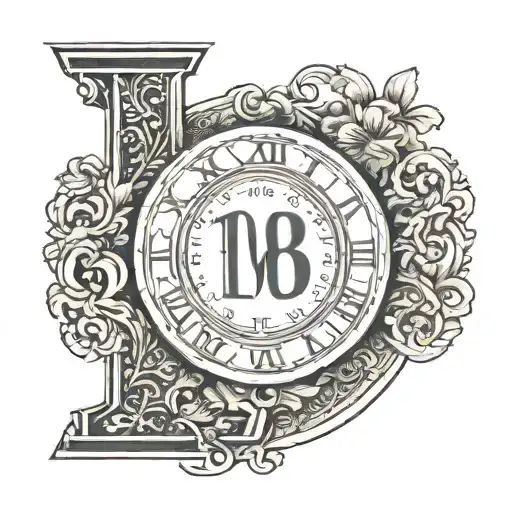 1978 in roman numerals tattoo design idea