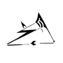 cave diving arrow pointer tattoo design idea