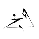 cave diving arrow pointer tattoo design idea