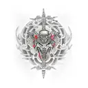 armour band  tattoo design idea