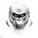 King Kong tattoo design idea