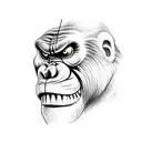 King Kong tattoo design idea