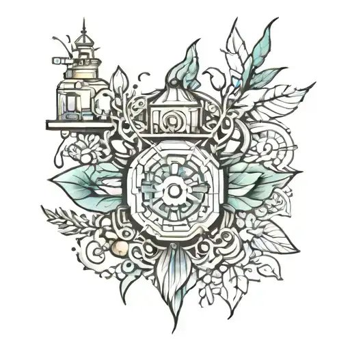 refinery  tattoo design idea