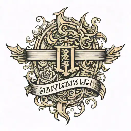 make an image off the verse philippians 4:9 about not worrying and asking God for everything you need tattoo design idea