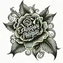 make an image off the verse philippians 4:9 about not worrying and asking God for everything you need tattoo design idea