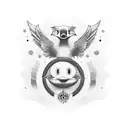 pato Lucas ganster  tattoo design idea