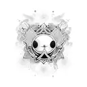 pato Lucas ganster  tattoo design idea