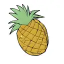 Pineapple tattoo design idea