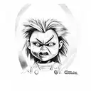 Chucky From Rugrats tattoo design idea