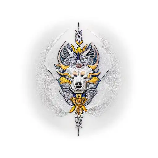 virgo tattoo design idea