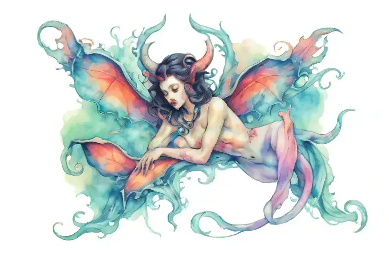 succubus womb tattoo tattoo design idea