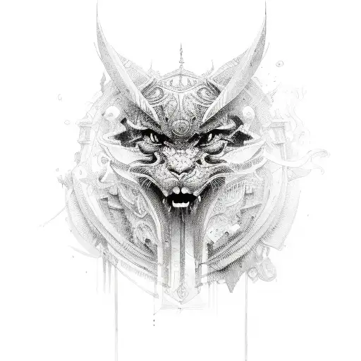 hood tattoo design idea