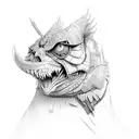 hood tattoo design idea