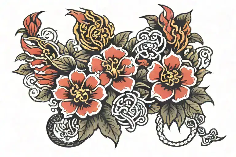 Korean Traditional style tattoo tattoo design idea