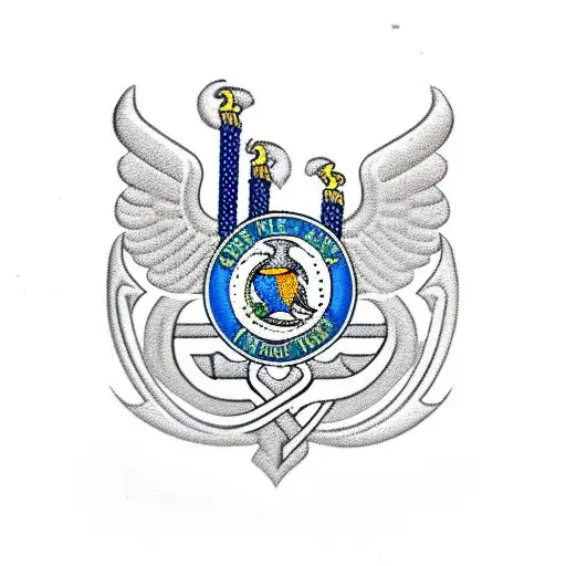 marine corps emblem with cardinal instead of eagle tattoo design idea