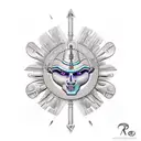 Ra egipto tattoo design idea