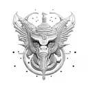 god Sobek tattoo design idea