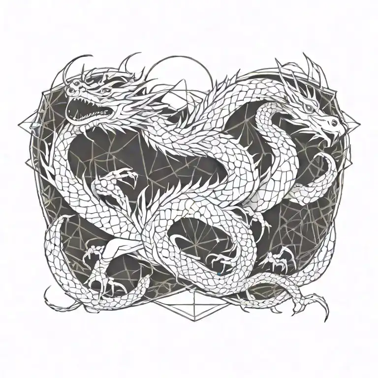 Dragon tattoo design idea