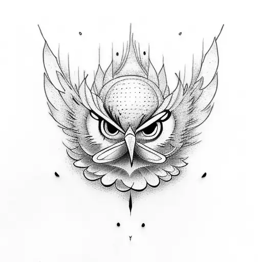 tweety bird tattoo design idea