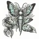 moth   tattoo design idea