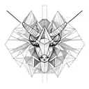 capricorn and sagittarius combined tattoo design idea