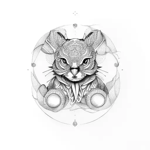 Tennis tattoo design idea