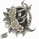 Don't waste your tears on somebody you can't even save tattoo design idea