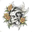 Don't waste your tears on somebody you can't even save tattoo design idea