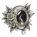 Don't waste your tears on somebody you can't even save tattoo design idea