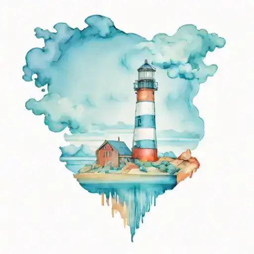 lighthouse halsey badlands theme tattoo tattoo design idea