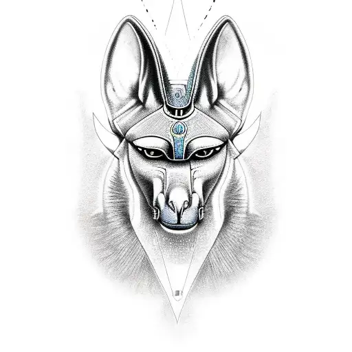 Anubis tattoo design idea