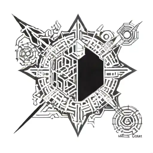 horror movie villains tattoo design idea