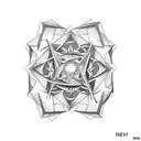 hexagram tattoo design idea