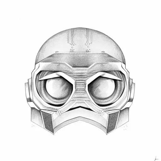 MF Doom tattoo design idea