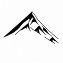 ski mountain tattoo design idea