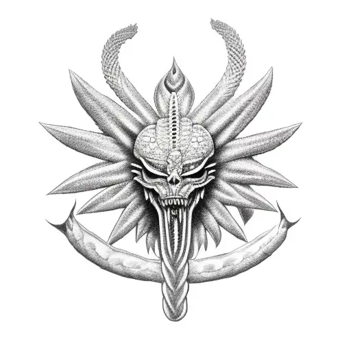 kukulkan god tattoo design idea