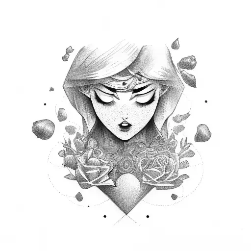 Lover Loner  tattoo design idea