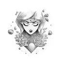 Lover Loner  tattoo design idea