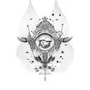 Lover Loner  tattoo design idea