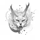 Lover Loner  tattoo design idea