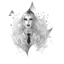 Lover Loner  tattoo design idea