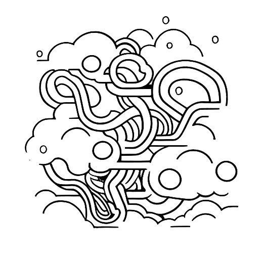 roller coaster only going up tattoo design idea